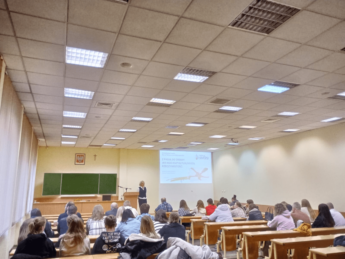 Wykład dla studentów Wydziału Zarządzania UŁ w Tomaszowie Mazowieckim „Z pasją…”